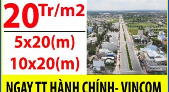 Bán đất TP.Tân An MT Hùng Vương,giá chỉ từ 20tr/m2