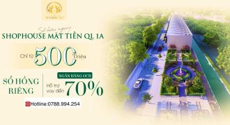 LONG THẠNH CENTRAL POINT – MỞ BÁN 10 SHOPHOUSE MẶT TIỀN QL1A FULL NỘI THẤT DUY NHẤT CHỈ VỚI 500TR